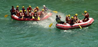 Köprülü Kanyon'da rafting, turizmin yanı sıra istihdamı da büyütüyor