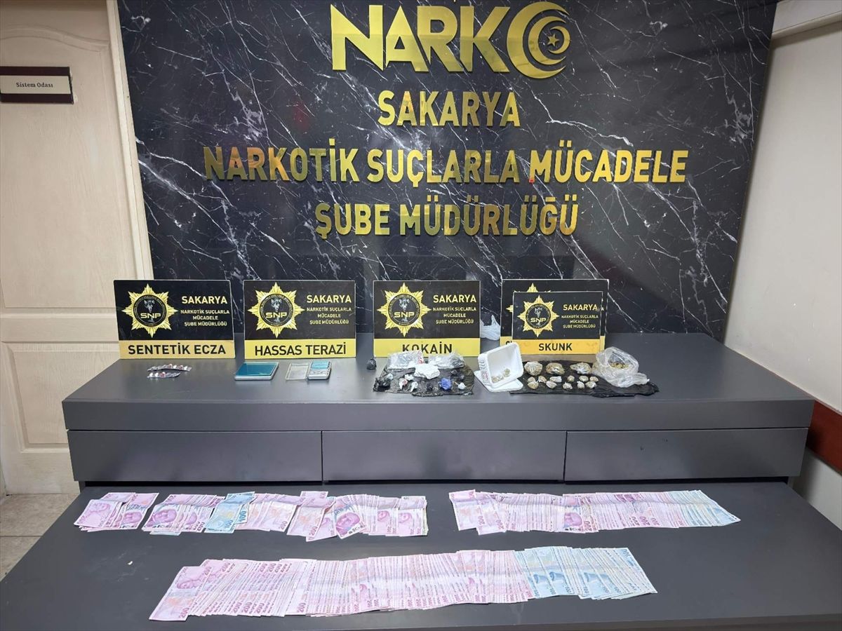 Sakarya'da uyuşturucu operasyonunda 2 şüpheli tutuklandı