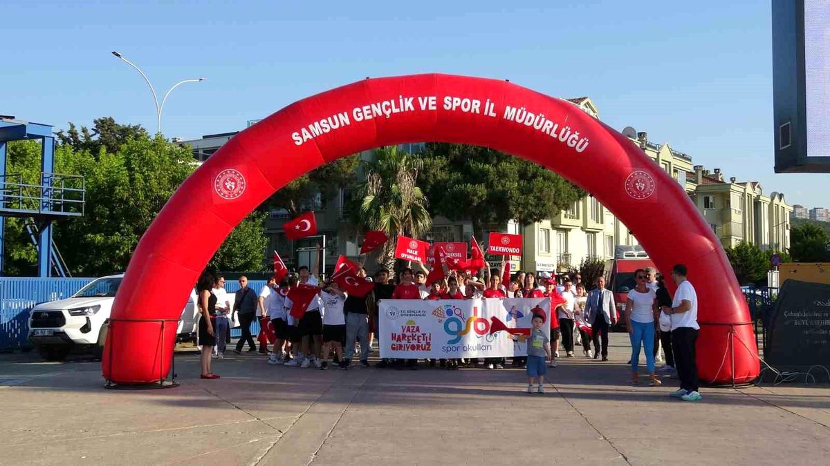 Samsun'da Yaz Spor Okulları coşkuyla açıldı