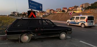 Türkeli'de hafif ticari araçla otomobilin çarpıştığı kazada bir kişi yaralandı