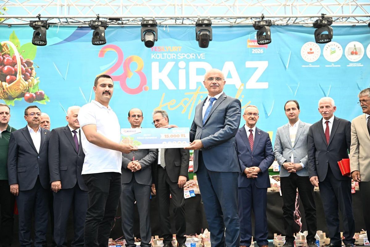 Yeşilyurt Kültür, Spor ve Kiraz Festivali 3 yıl aradan sonra başladı