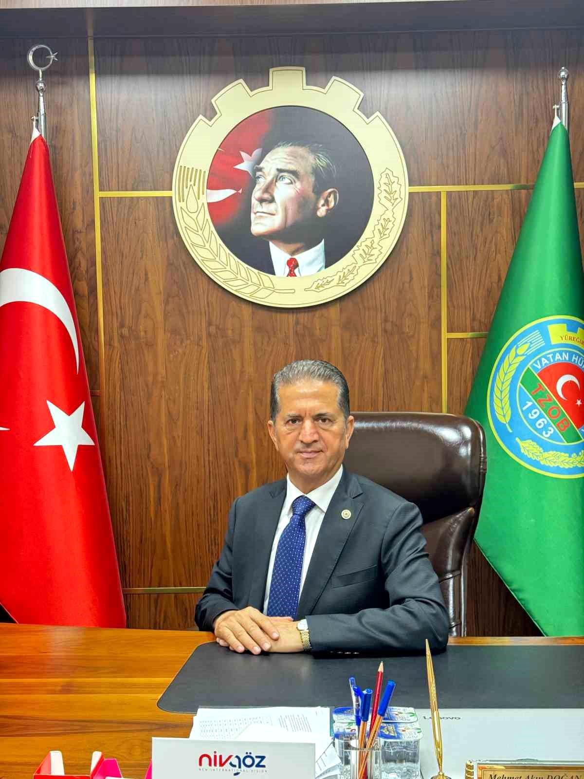 Yüreğir Ziraat Odası Başkanı Doğan: 'Ayçiçeği ve soyada TMO alımı artık zorunluluktur'