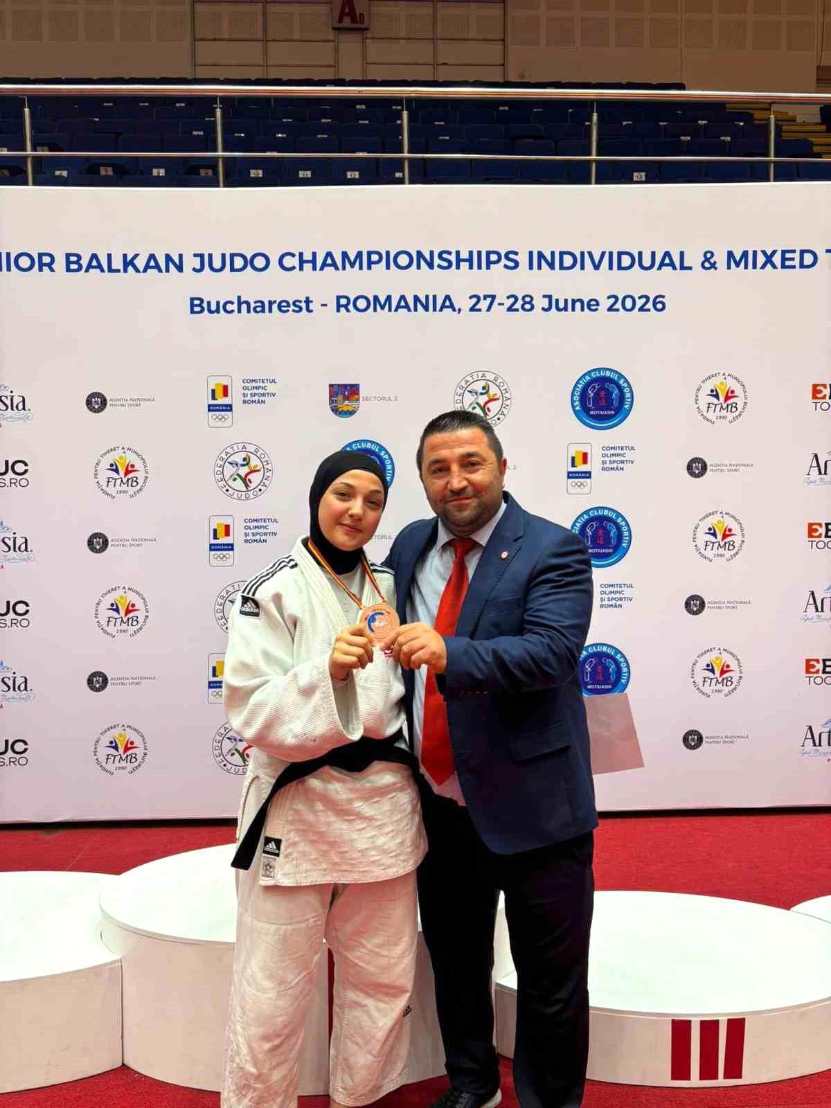 Bilecikli milli judocudan Balkan Şampiyonası'nda bronz madalya