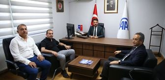 DAİMFED Genel Başkanı Karslıoğlu'ndan AA Adana Bölge Müdürlüğüne ziyaret