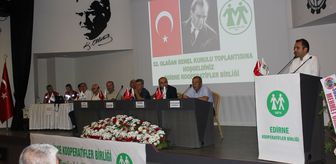 Edirne'de tarımsal kalkınma kooperatifleri genel kurulu yapıldı