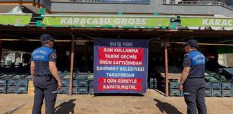 Gaziantep'te son kullanma tarihi geçmiş ürün satan iş yerine kapatma cezası