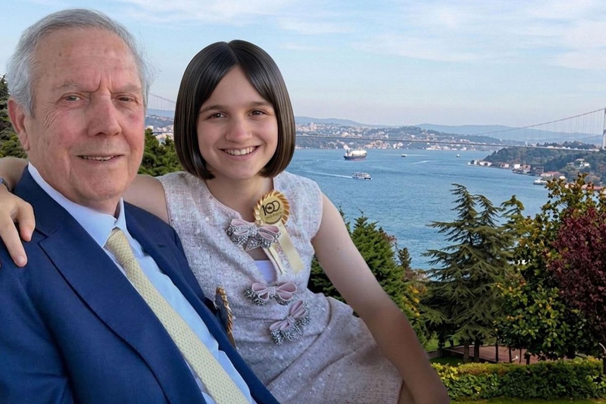 Aziz Yıldırım ve kızı Yaz Yıldırım