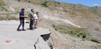 Hakkari'de dev heyelan: 8 milyon metreküp toprak kaydı