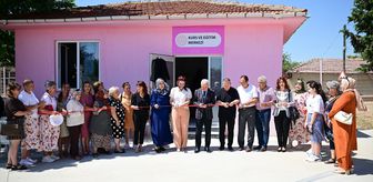 Kırklareli Valisi Turan, yıl sonu dikiş ve giyim sergisi açılışına katıldı