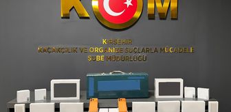 Kırşehir'de düzenlenen kaçakçılık operasyonunda bir şüpheli yakalandı