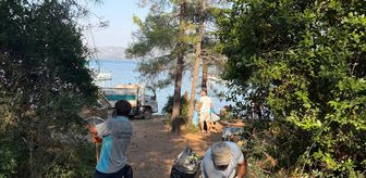 Marmaris'te Çamurlubük ve İnbükü koyları çöplerden arındırıldı