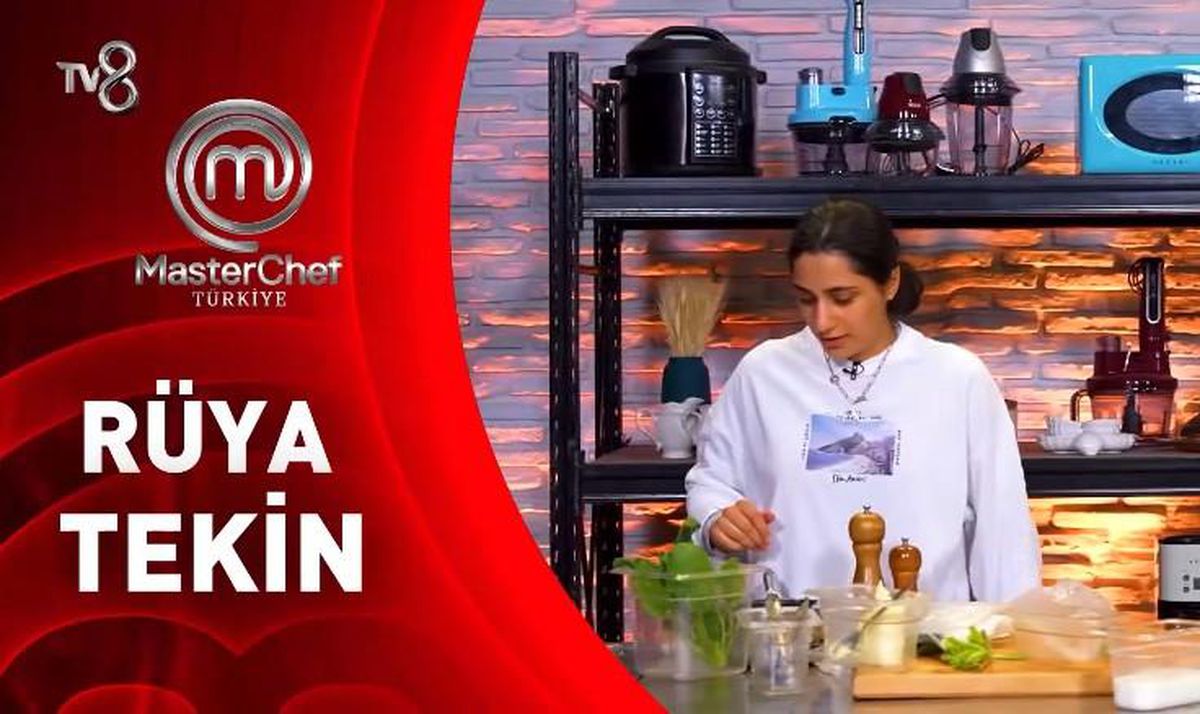 MasterChef Türkiye yarışmacısı Rüya Tekin stüdyoda
