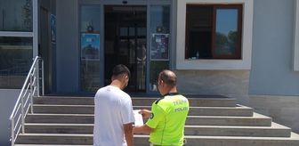 Mersin'de otoyolda trafiği tehlikeye düşüren sürücüye 21 bin 629 lira ceza