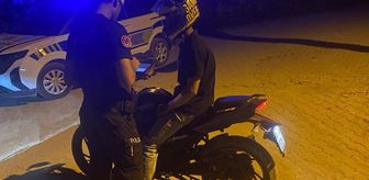 Sason'da motosiklet sürücülerine yönelik denetimler sürüyor