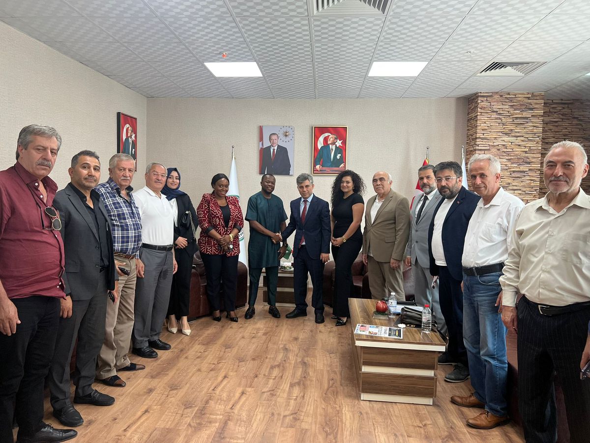Sierra Leone Büyükelçiliği Ekonomi ve Ticaret Müsteşarı, SANKON Genel Merkezi'ni ziyaret etti