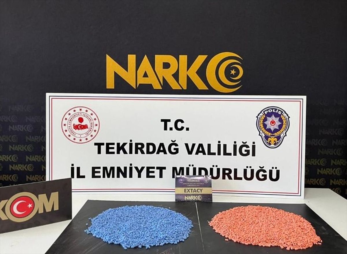 Tekirdağ'da uyuşturucu operasyonlarında yakalanan 13 zanlı tutuklandı