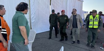 Venezuela Savunma Bakanı Lopez ve Dışişleri Bakanı Gil, Türk arama kurtarma ekibini ziyaret etti