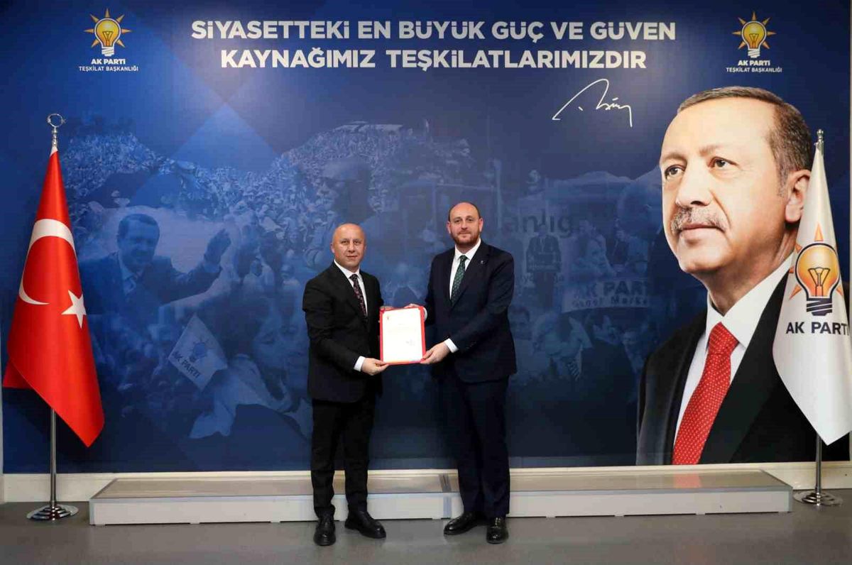 AK Parti Terme İlçe Başkanlığı'nda bayrak değişimi: Başkan Mümin Osman Ertan oldu