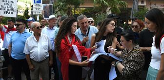 Arnavutluk'ta, Yolsuzluk ve Organize Suçla Mücadele Savcılığı önünde turizm projeleri karşıtı gösteri