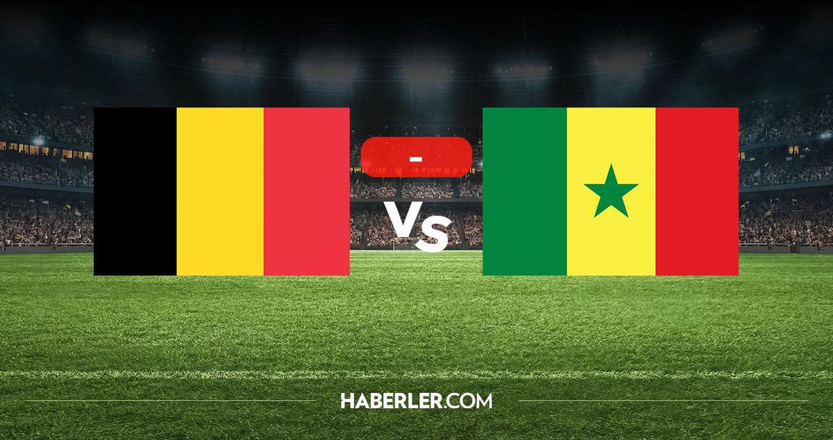 Belçika ve Senegal milli takımlarının Dünya Kupası maçı