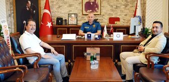 Beypazarı Belediye Başkanı Özer Kasap, İlçe Emniyet Müdürlüğünü ziyaret etti