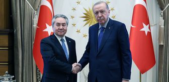 Erdoğan, Kırgızistanlı Bakanı Kabul Etti