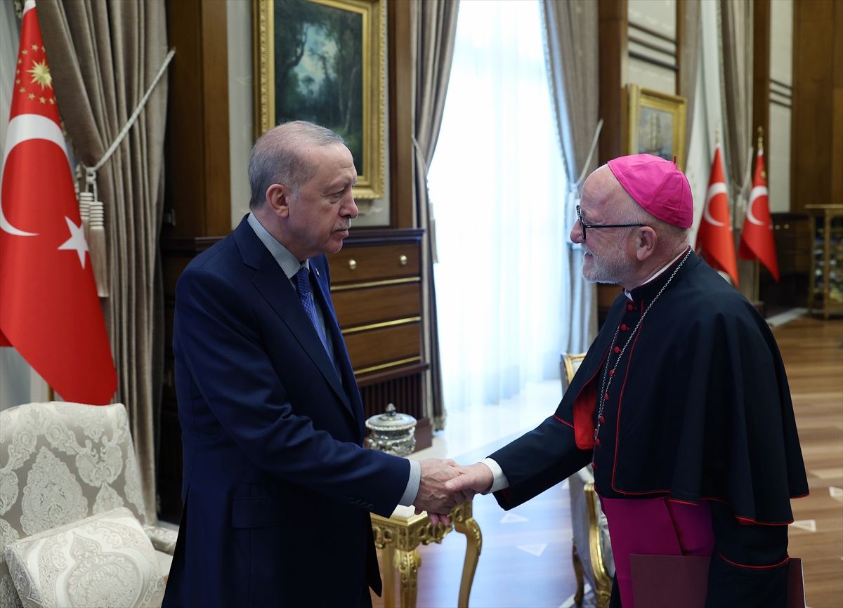 Erdoğan, Katolik Episkoposlar heyetini kabul etti