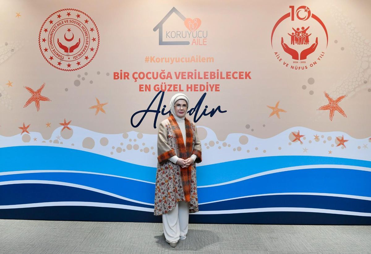 Emine Erdoğan, Gönül Elçileri Koruyucu Aile Vizyon Çalıştayı'nda konuştu