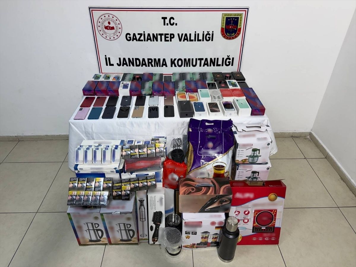 Gaziantep'te kaçakçılık operasyonunda 1 şüpheli yakalandı