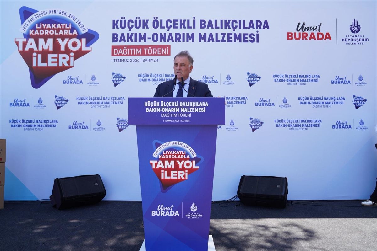 İBB'den küçük ölçekli balıkçılara malzeme desteği