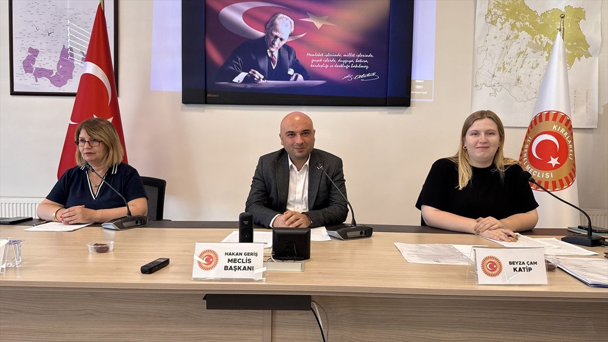 Kırklareli İl Genel Meclisi temmuz ayı toplantıları başladı