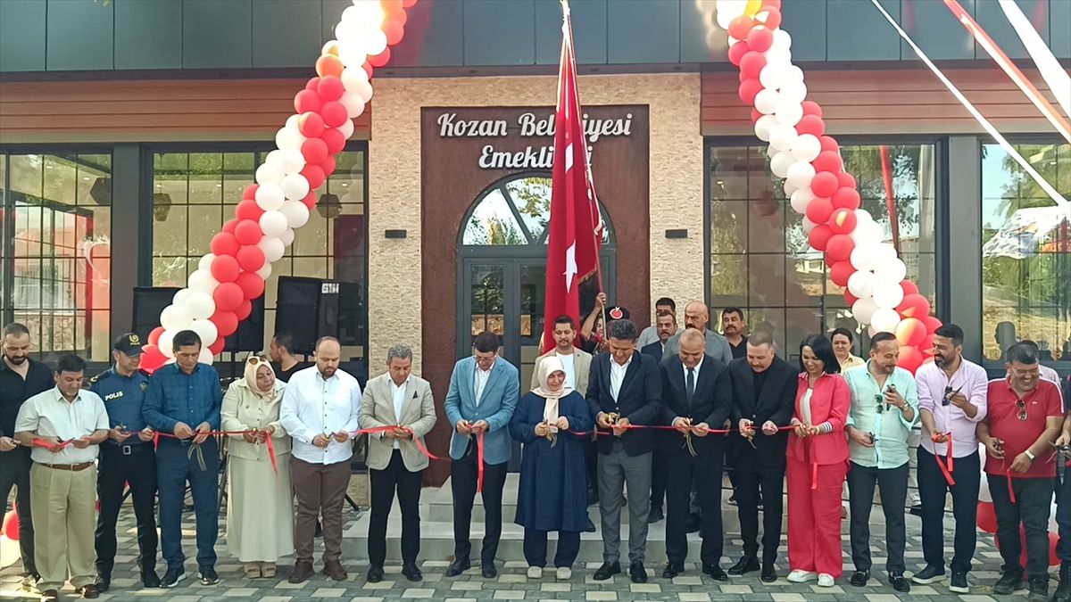 Kozan'da Emekli Evi hizmete açıldı