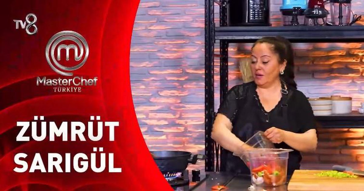 MasterChef Türkiye yarışmacısı Zümrüt Sarıgül