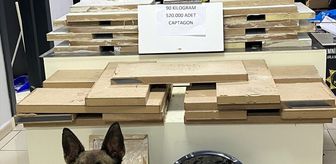 Mersin'de 520 bin sentetik uyuşturucu hap ele geçirildi