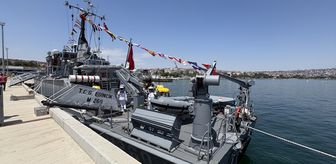 TCG Edincik M260 gemisi Tekirdağ'da ziyarete açıldı