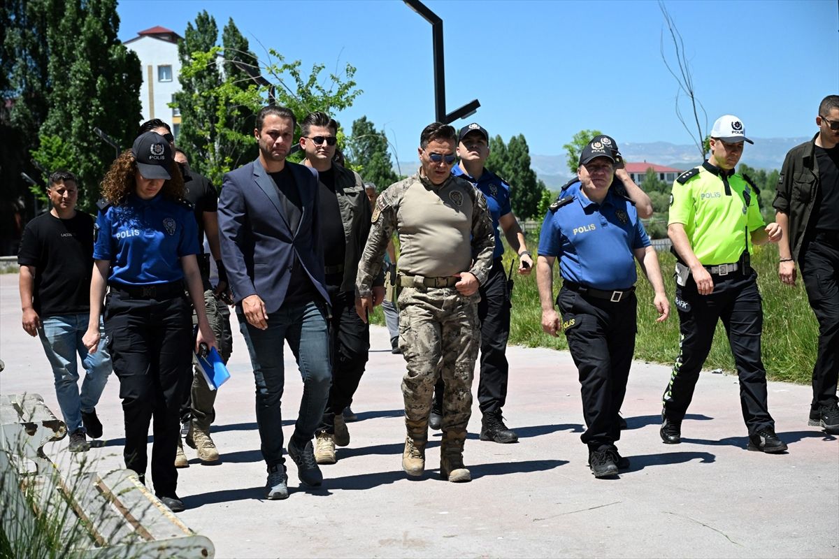 Ağrı İl Emniyet Müdürü Önder, millet bahçesi çevresinde denetimde bulundu