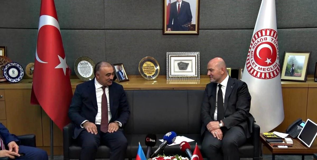 Soylu, Azerbaycan Büyükelçisi Memmedov'u Kabul Etti