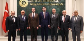 AK Parti Muğla heyeti, Bakan Kurum ile kentteki projeleri görüştü