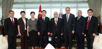 AYM Başkanı Özkaya, Çin'in Zhejiang Eyaleti Yüksek Halk Mahkemesi heyetini kabul etti