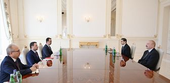Aliyev, Bakan Gürlek'i kabul etti