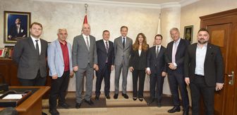 Belçika Büyükelçisi Van de Velde, TTSO'yu ziyaret etti