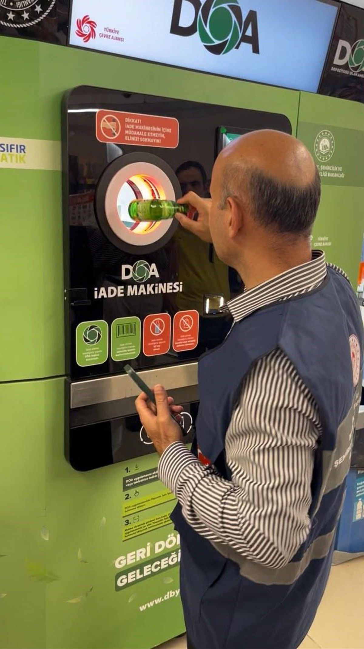Bilecik'te 9 noktada geri dönüşümde 1 TL dönemi başladı
