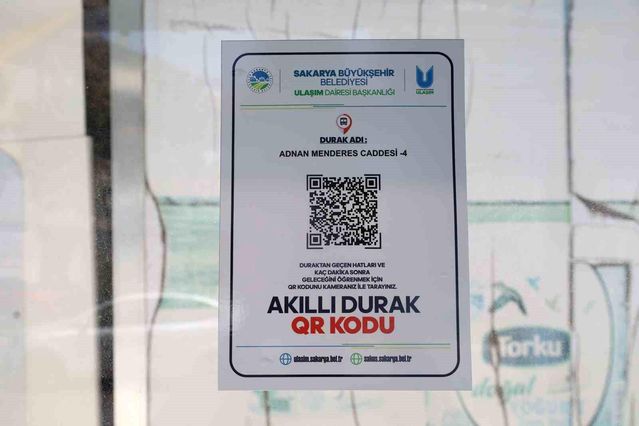 Büyükşehir QR Akıllı Durak Sistemini hayata geçiriyor
