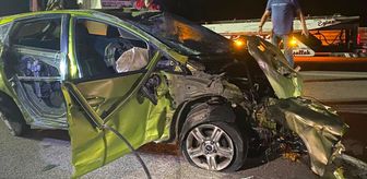 Çanakkale'de takla atan otomobilin sürücüsü hayatını kaybetti