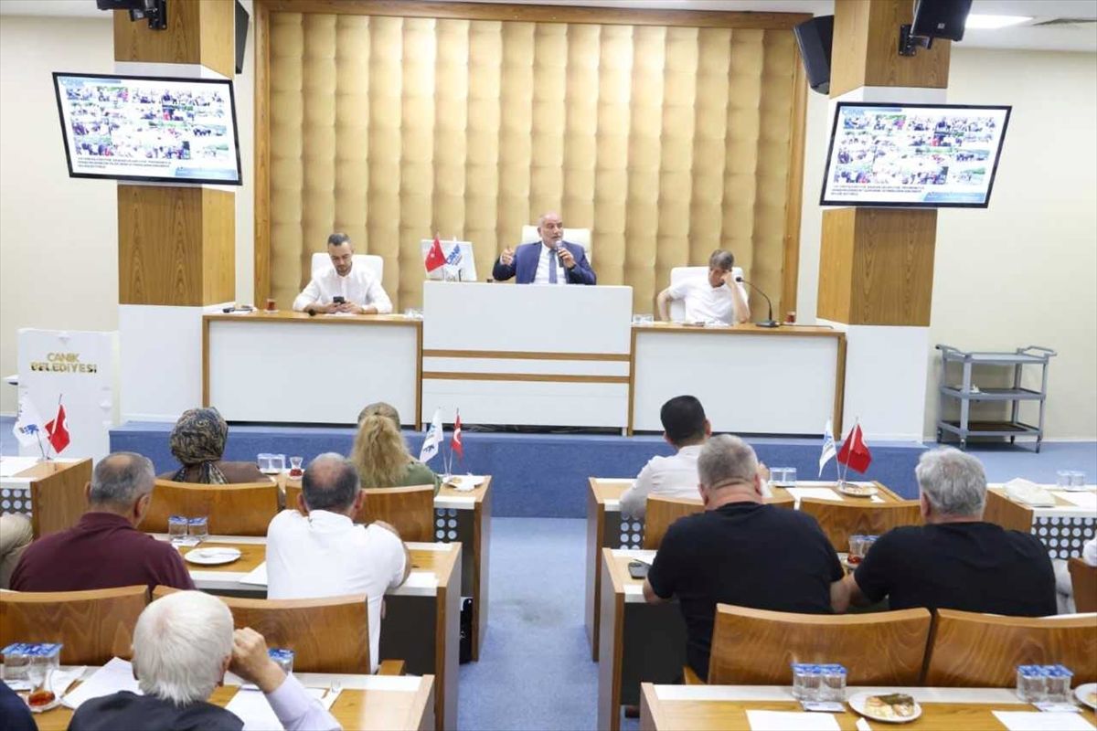 Canik Belediye Meclisi temmuz ayı ilk toplantısı yapıldı