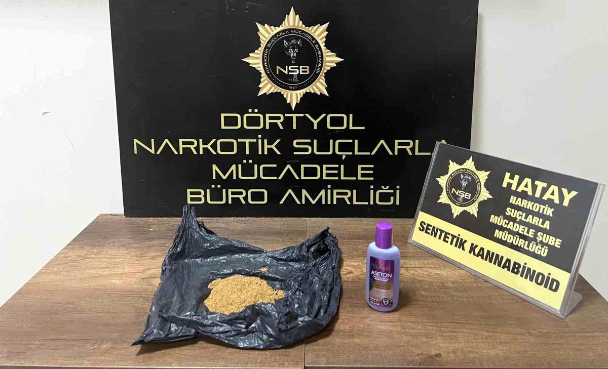 Dörtyol'da uyuşturucu operasyonu: 1 gözaltı
