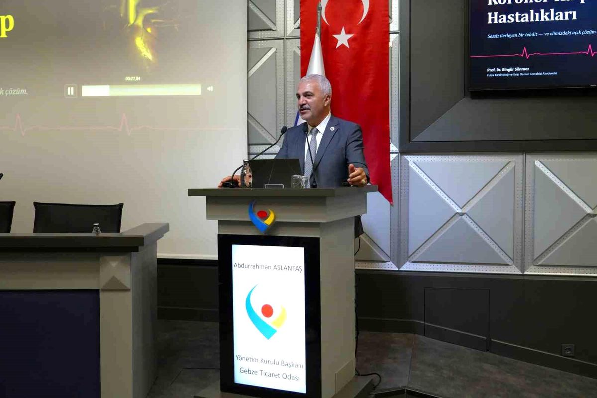 Gebze Ticaret Odasından iş dünyasına yönelik 'kalp sağlığı' söyleşisi