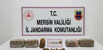 Mersin'de 6 kilo 300 gram esrar ele geçirildi