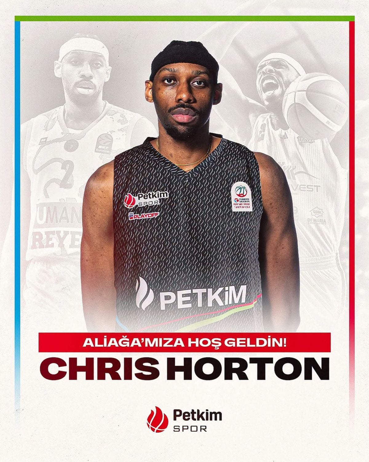 Aliağa Petkimspor, ABD'li Uzun Forvet Chris Horton'u Transfer Etti