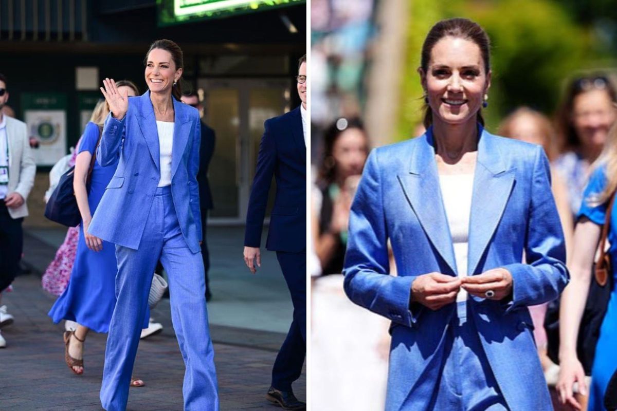 Wimbledon'da Prenses Kate rüzgarı: Şıklığıyla büyüledi